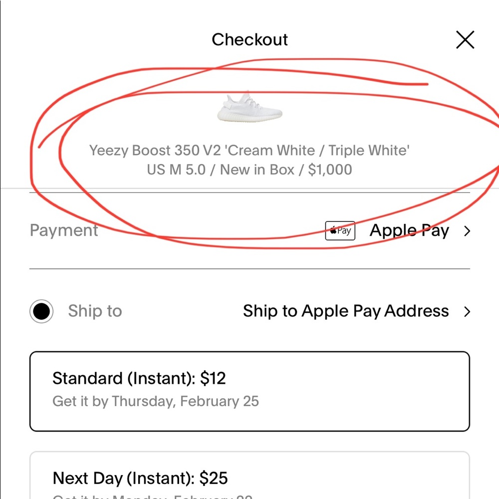 ✔️SOLD Yeezy Boost 350 V2 Triple White Cream Men 5 - Picture 2 of 3
